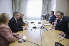 27 November 2015 National Assembly Deputy Speaker MA Igor Becic and Russian State Duma Speaker Sergey Naryshkin